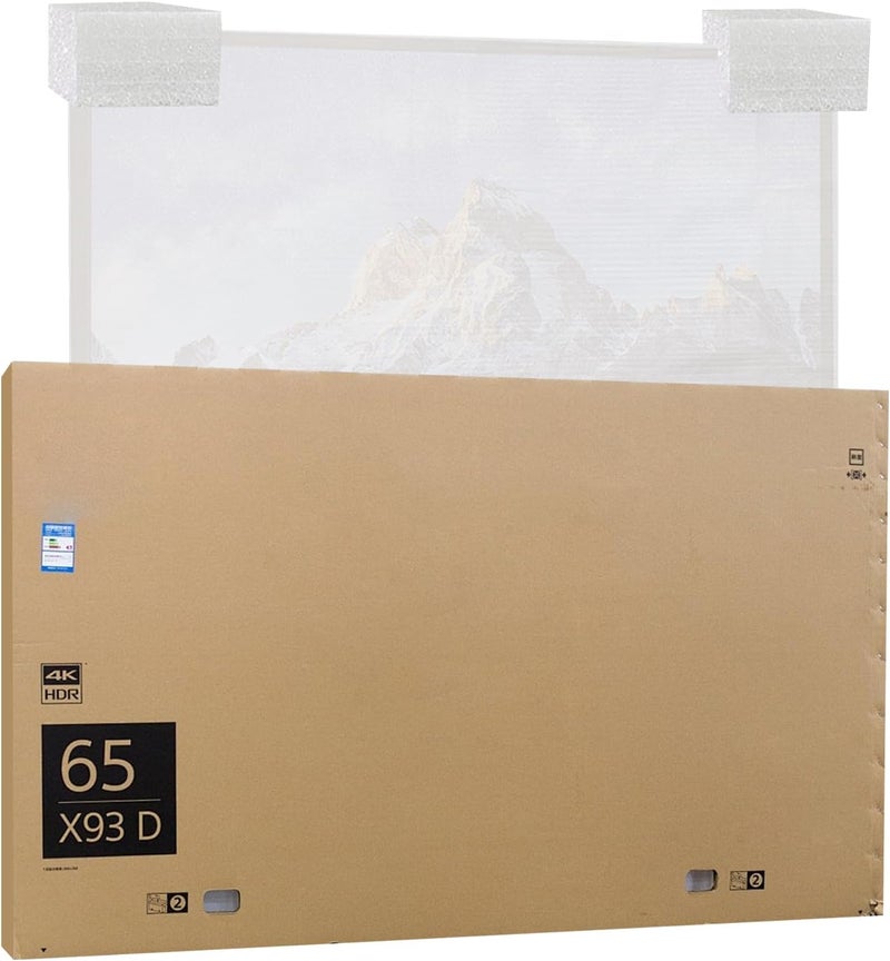 SYBECHATF Foam Flat Screen TV Cover and 4 Foam large corner protectors Fits Up to 65''W x 36''H, Flat Screen TV Protection During House Moving,Home Renovation, or Storing - Image 4